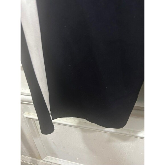 LIVI Pull On Pants Womens 14/16 Black White Stripe Relaxed Straight Leg Stretch - Picture 10 of 12